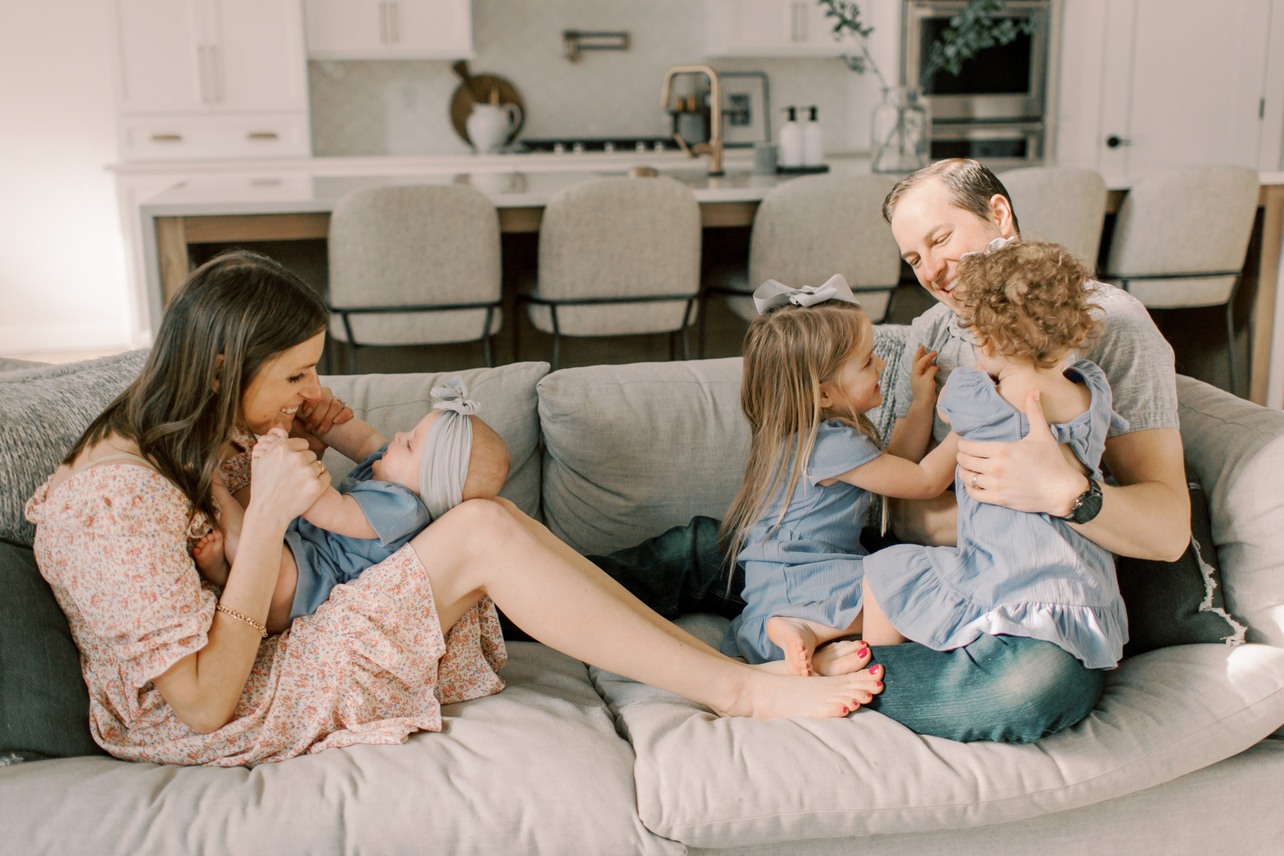 In home lifestyle session with the Bennett's - Northern Indiana - Alexis Landis Photography